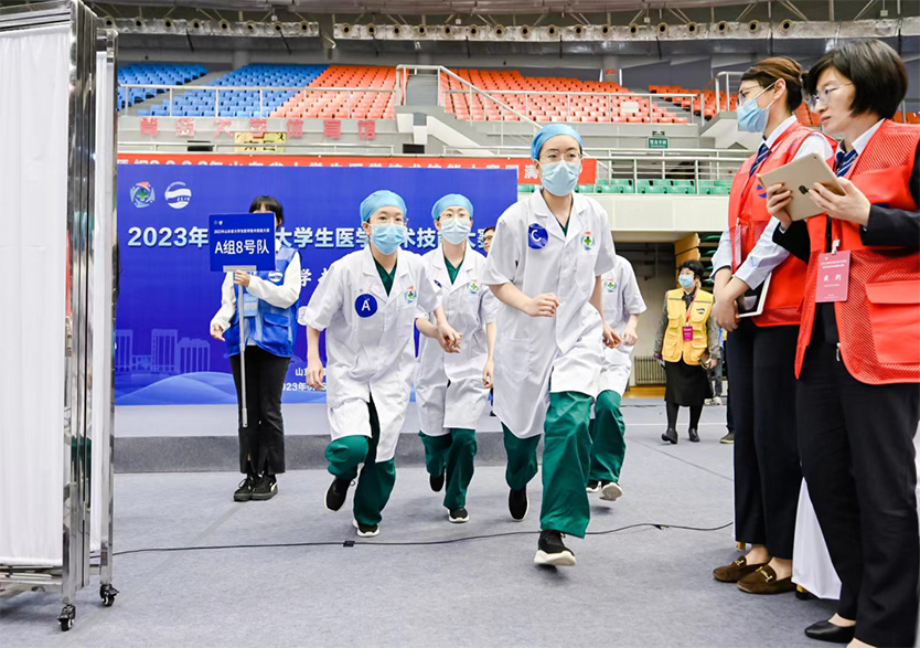 天堰科技助力2023年山东省大学生医学技术技能大赛实践操作比赛圆满成功！